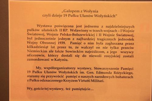 11.03.2014 r. Otwarcie wystawy Ułani z Wołynia 137